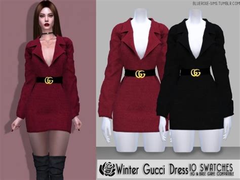 gucci sweather dress the sims resource|sims 4 gucci jeans cc.